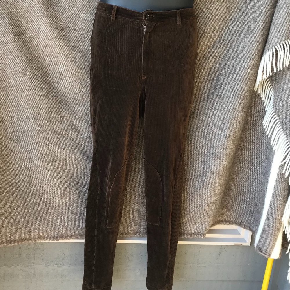 Ralph Lauren, Purple Label, equestrian corduroy leggings, 12